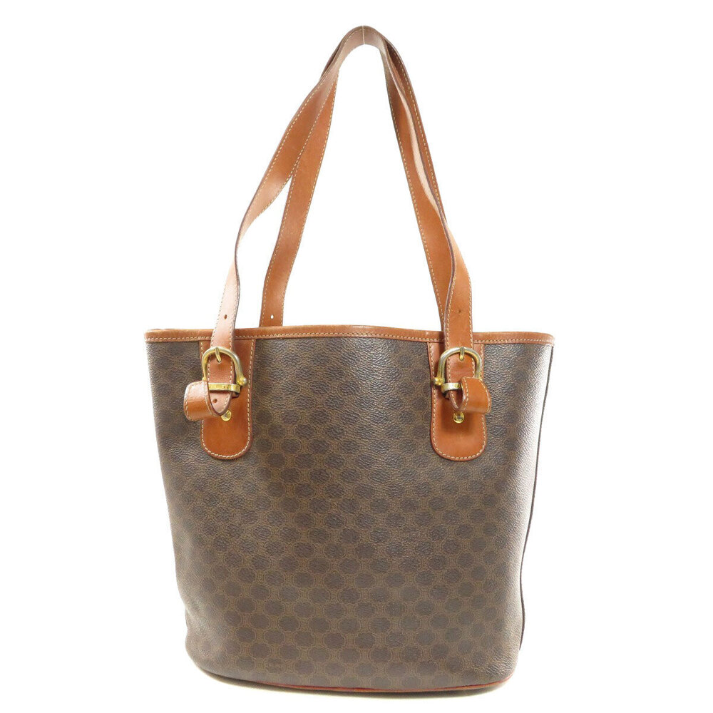 Celine Macadam Leather Tote Bag
